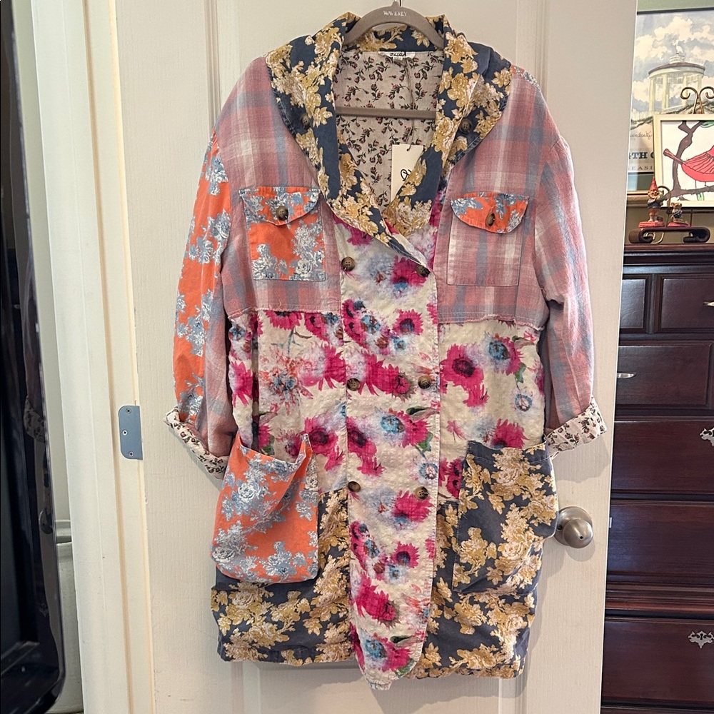 Floral Patchwork Women's Jacket